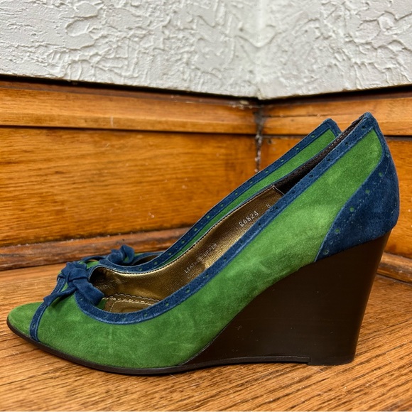 J. Crew | Leather Open Toe Platform Heels - Picture 4 of 14